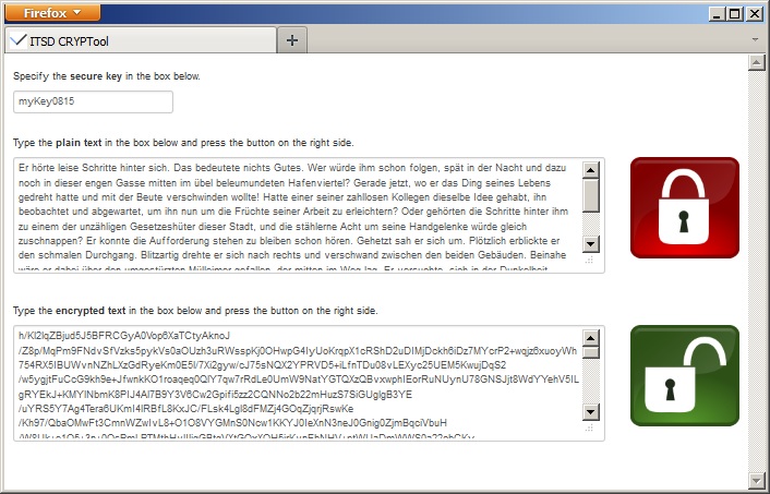 ITSD CRYPTool zum sicheren Verschlüsseln von Texten